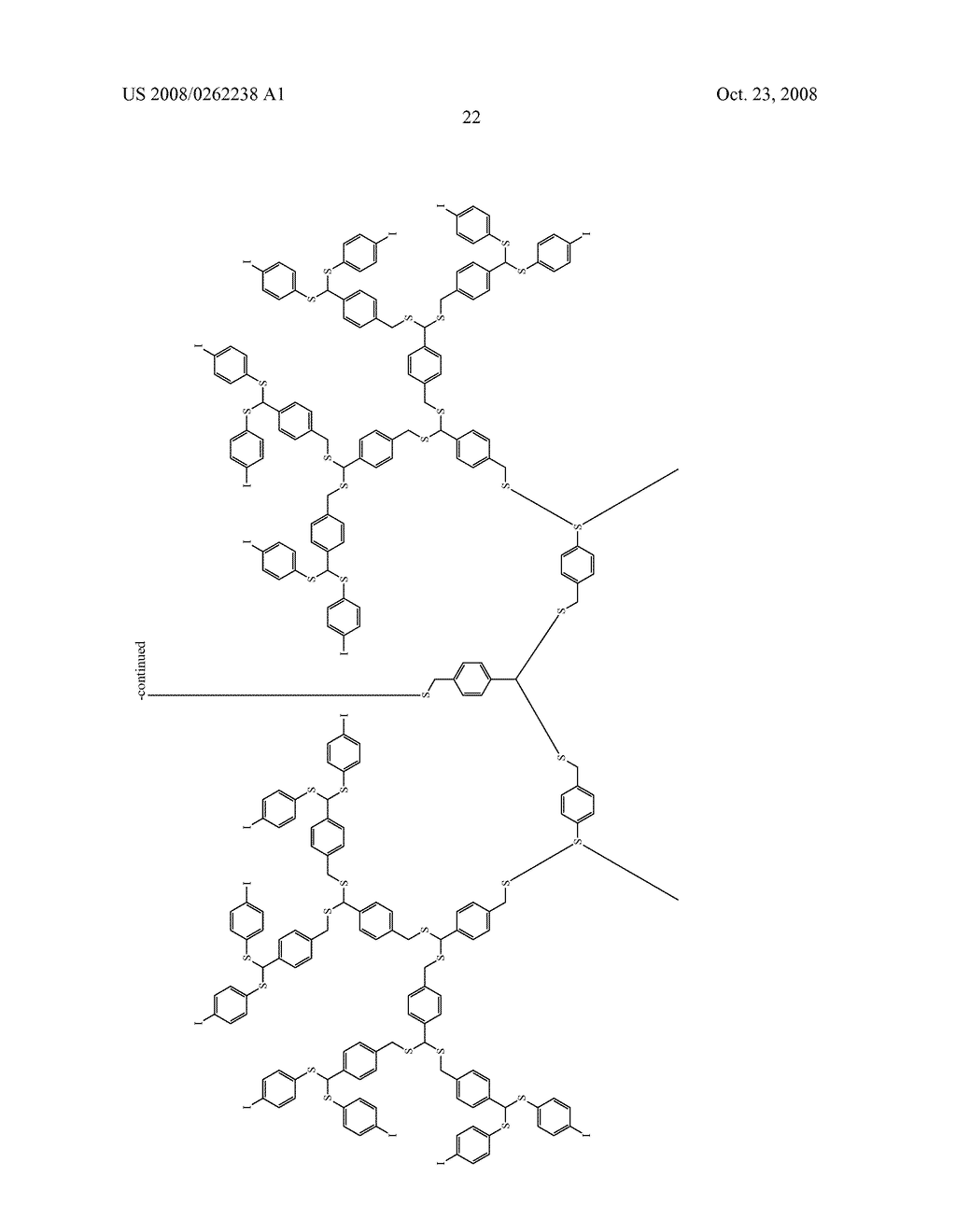 Dendron and Dendrimer, Method of Producing the Same, and Method of Producing a Thioacetal Compound - diagram, schematic, and image 23