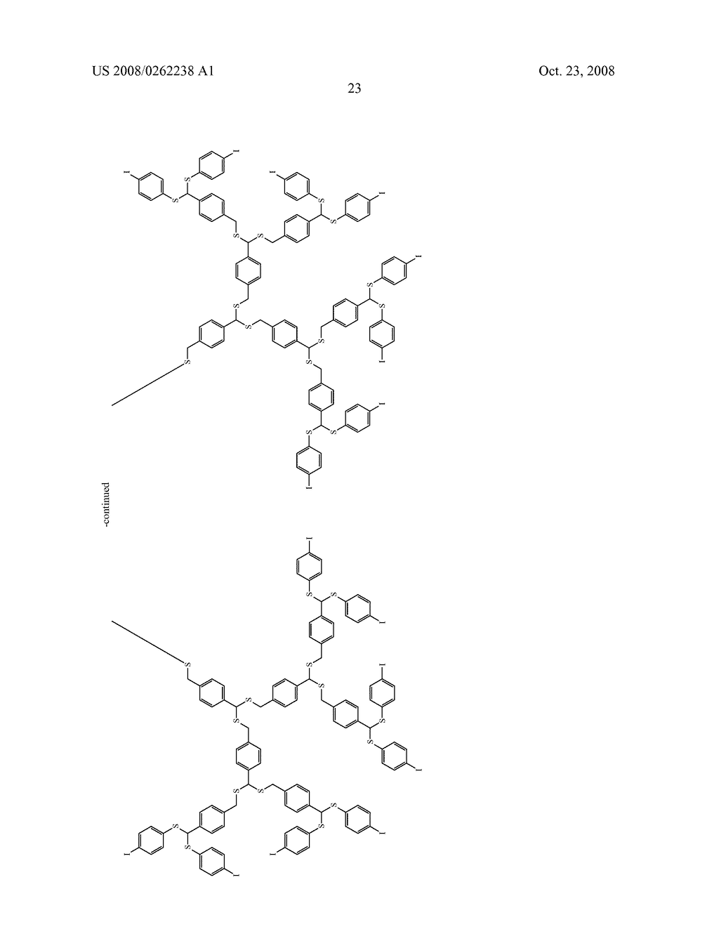 Dendron and Dendrimer, Method of Producing the Same, and Method of Producing a Thioacetal Compound - diagram, schematic, and image 24