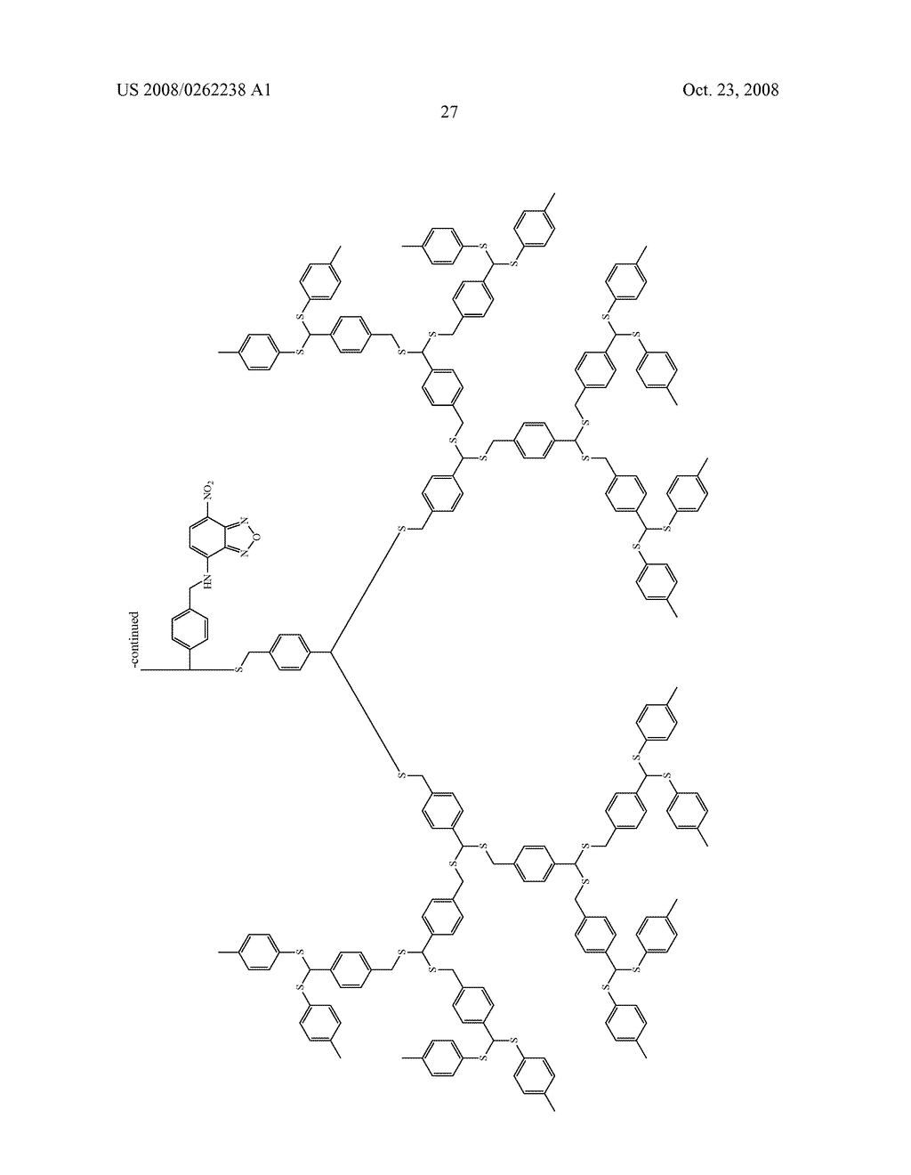 Dendron and Dendrimer, Method of Producing the Same, and Method of Producing a Thioacetal Compound - diagram, schematic, and image 28
