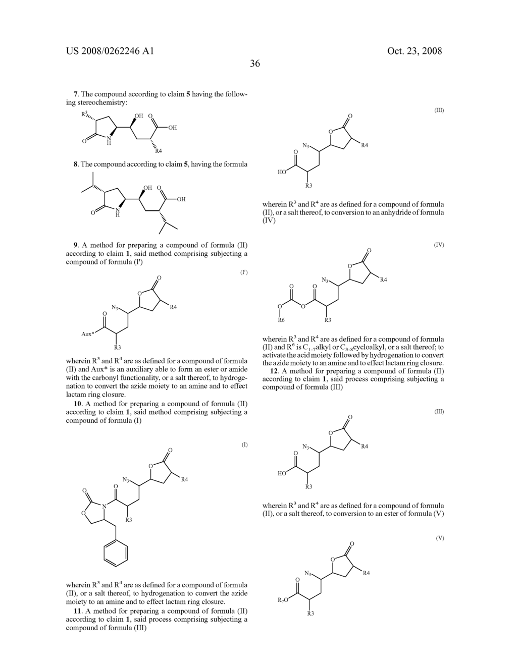 3-Alkyl-5- (4-Alkyl-5-Oxo-Tetrahydrofutr An -2-Yl) Pyrrolidin-2-One Derivatives As Intermediates In The Synthesis Of Renin Inhibitors - diagram, schematic, and image 37