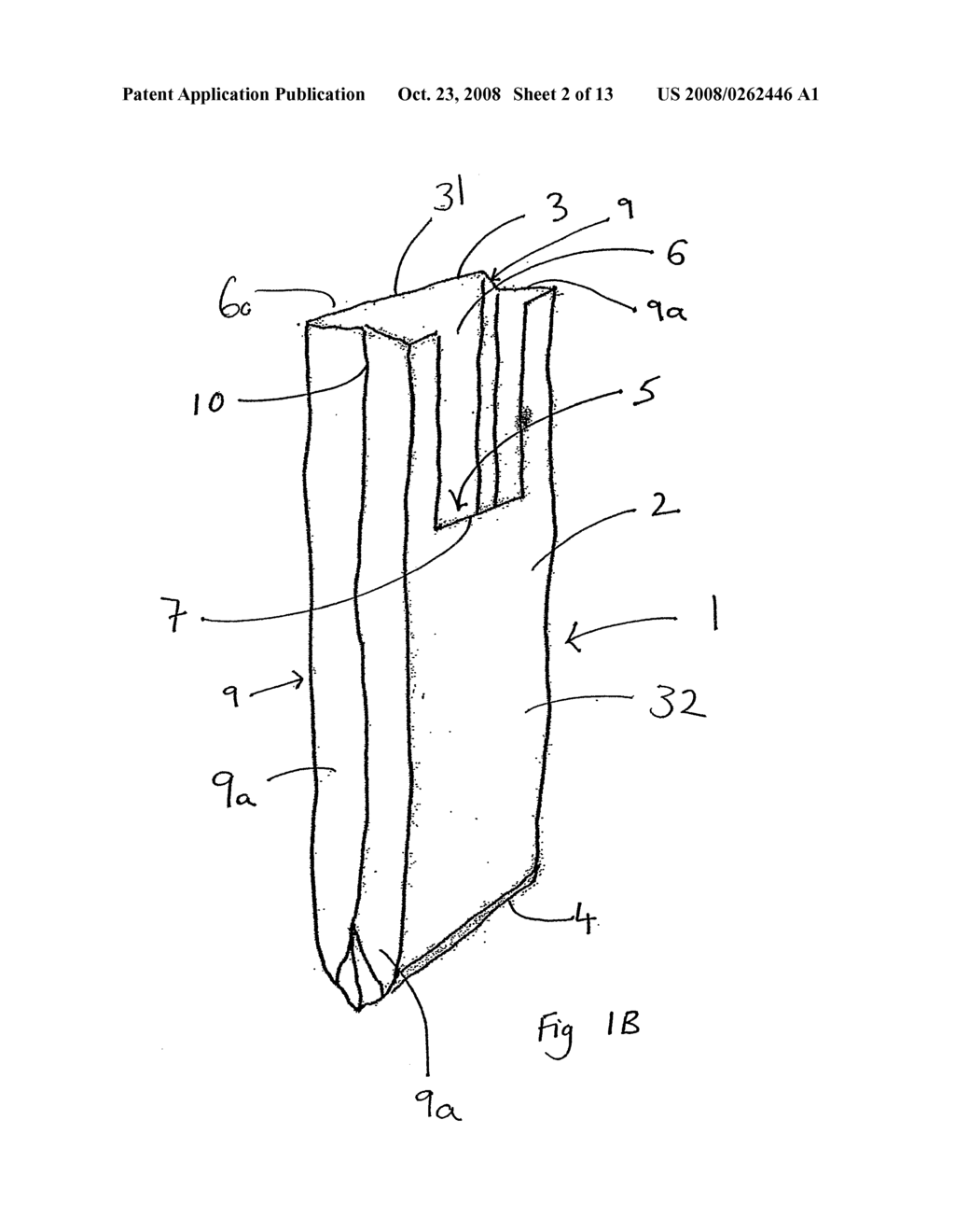 Receptacle and Method for Disposing of Bodily Waste Materials - diagram, schematic, and image 03