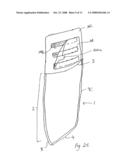 Receptacle and Method for Disposing of Bodily Waste Materials diagram and image