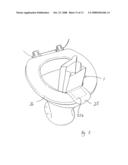 Receptacle and Method for Disposing of Bodily Waste Materials diagram and image