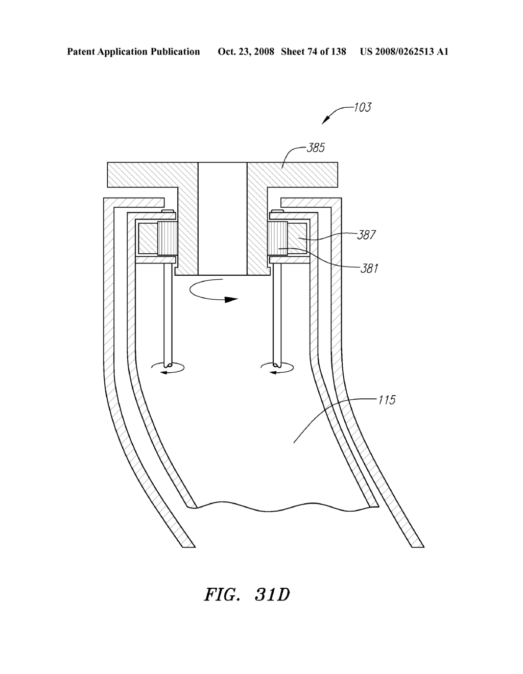 INSTRUMENT DRIVER HAVING INDEPENDENTLY ROTATABLE CARRIAGES - diagram, schematic, and image 75