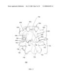 Percutaneous delivery of facet screws using depth control indicator diagram and image