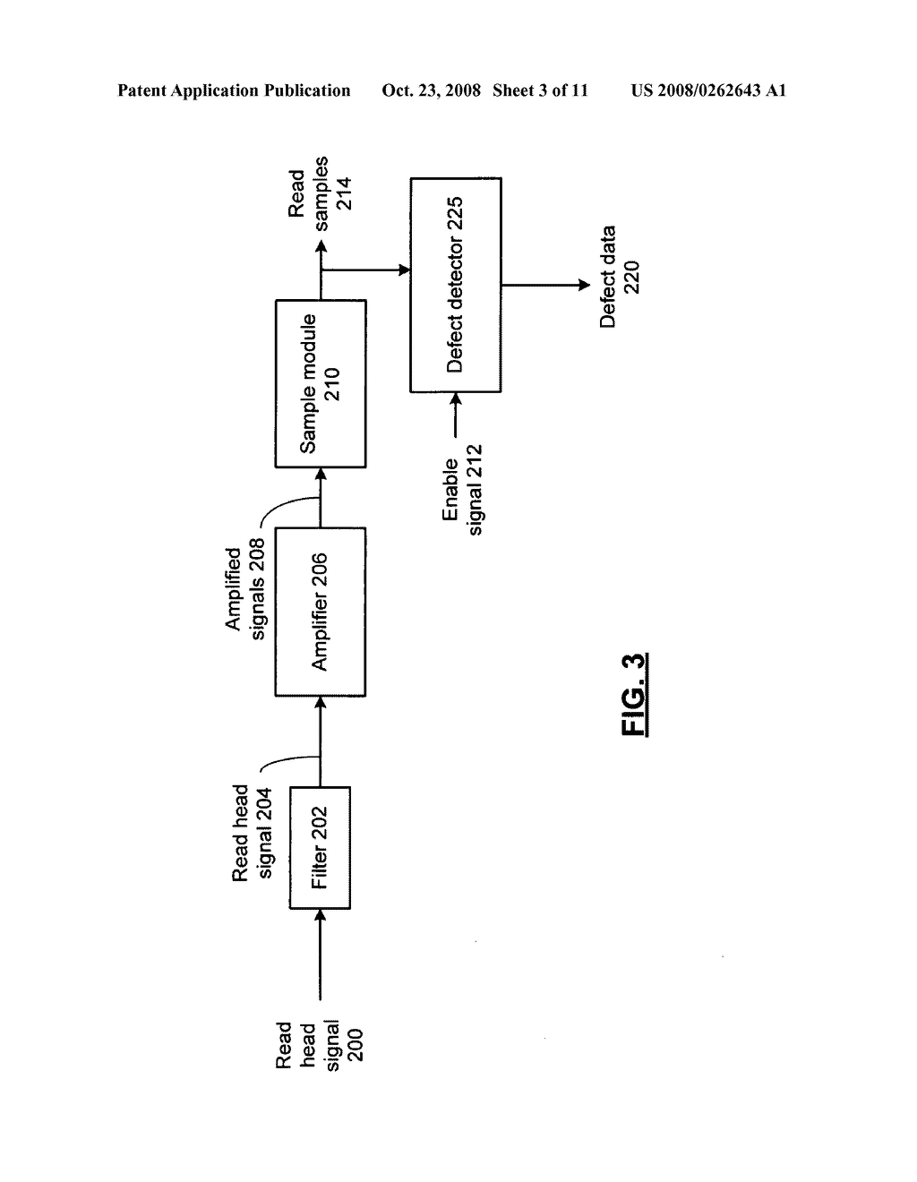 Defect detector for hard disk drive and methods for use therewith - diagram, schematic, and image 04