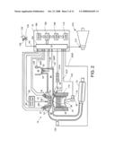 Engine mode transition utilizing dynamic torque control diagram and image