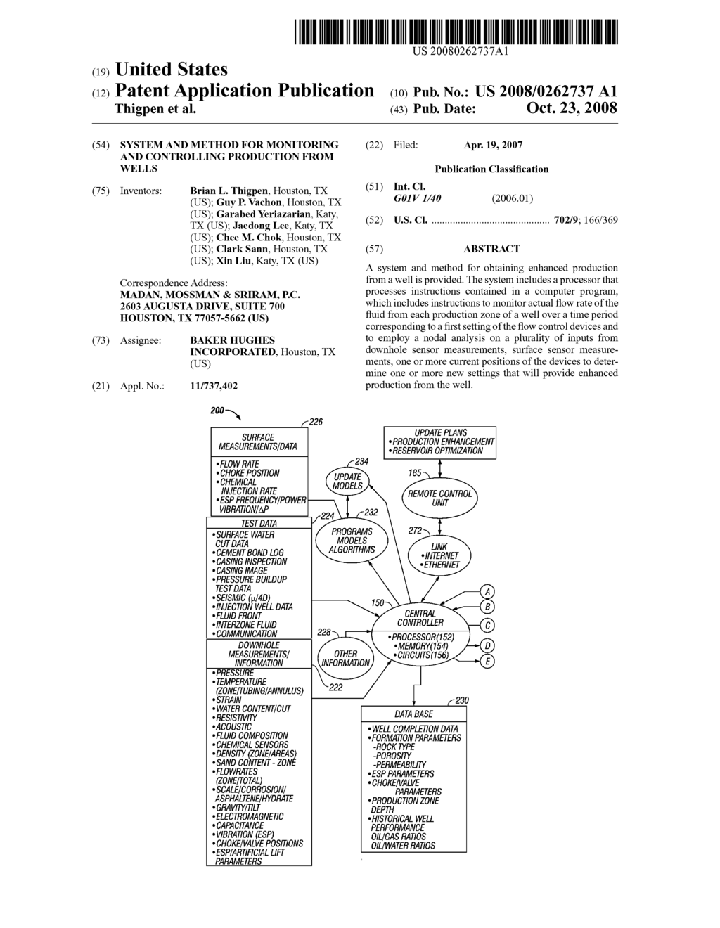 System and Method for Monitoring and Controlling Production from Wells - diagram, schematic, and image 01