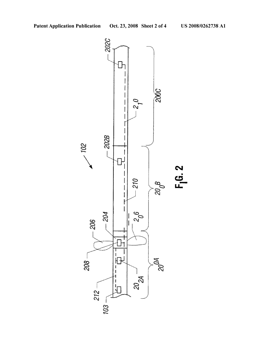 Updating Information Regarding Sections of a Streamer That are in a Body of Water - diagram, schematic, and image 03