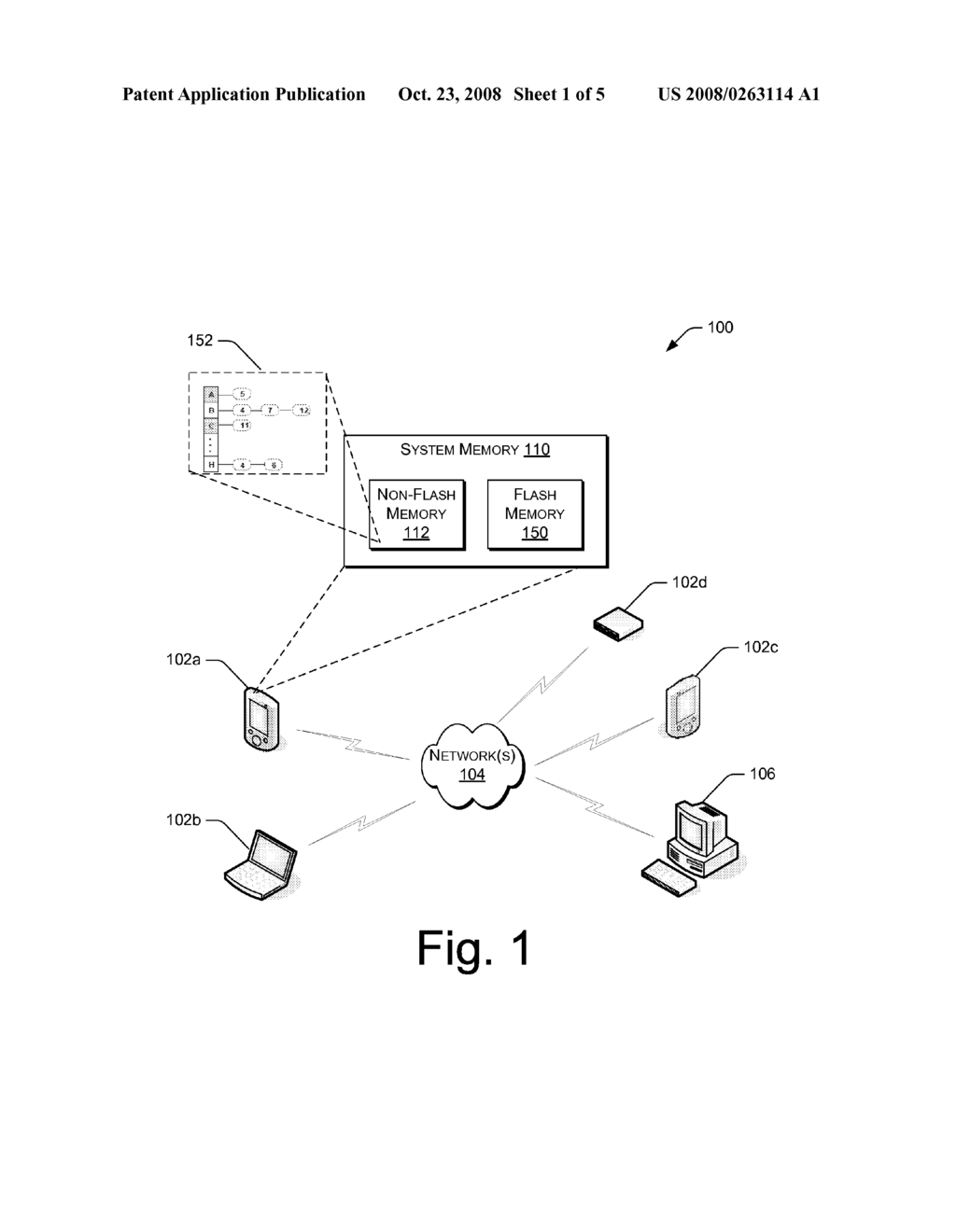 EFFICIENT ACCESS OF FLASH DATABASES - diagram, schematic, and image 02