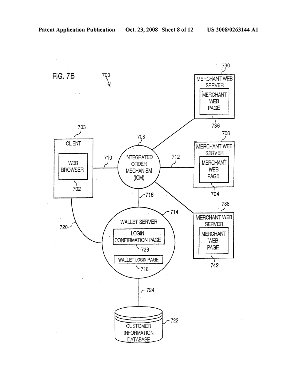 PRE-FILLING ORDER FORMS FOR TRANSACTIONS OVER A COMMUNICATIONS NETWORK - diagram, schematic, and image 09