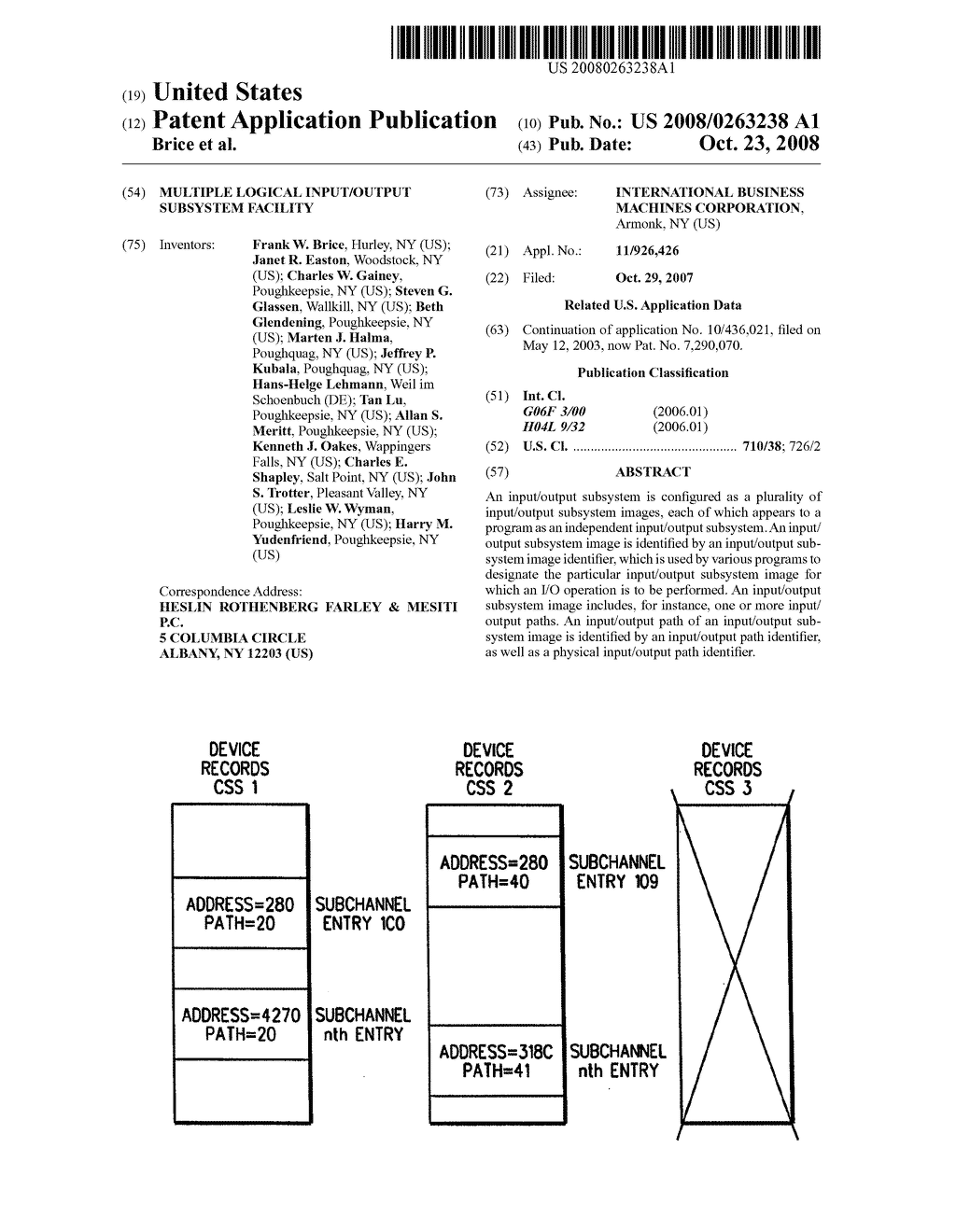 MULTIPLE LOGICAL INPUT/OUTPUT SUBSYSTEM FACILITY - diagram, schematic, and image 01