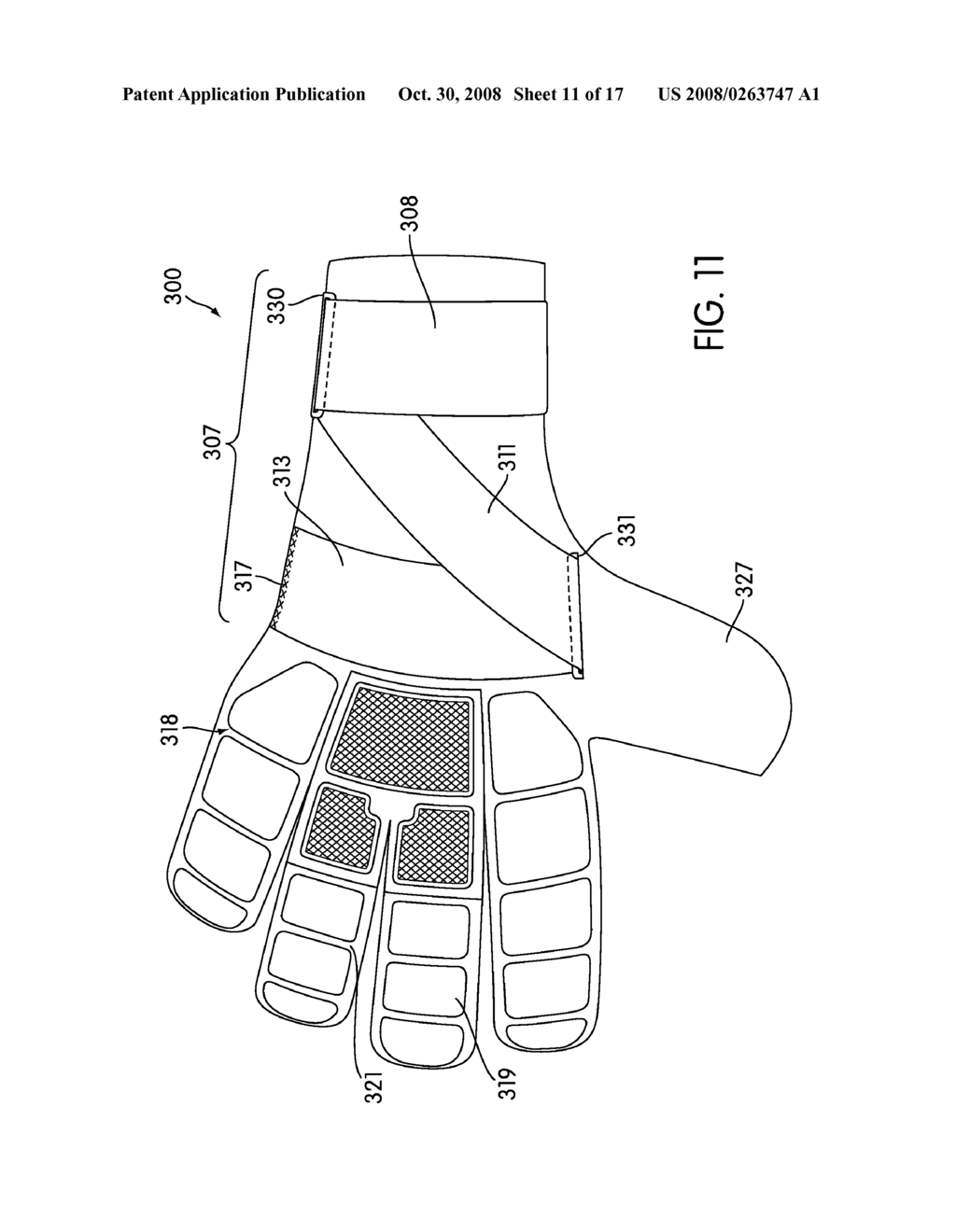 Adjustable Glove - diagram, schematic, and image 12