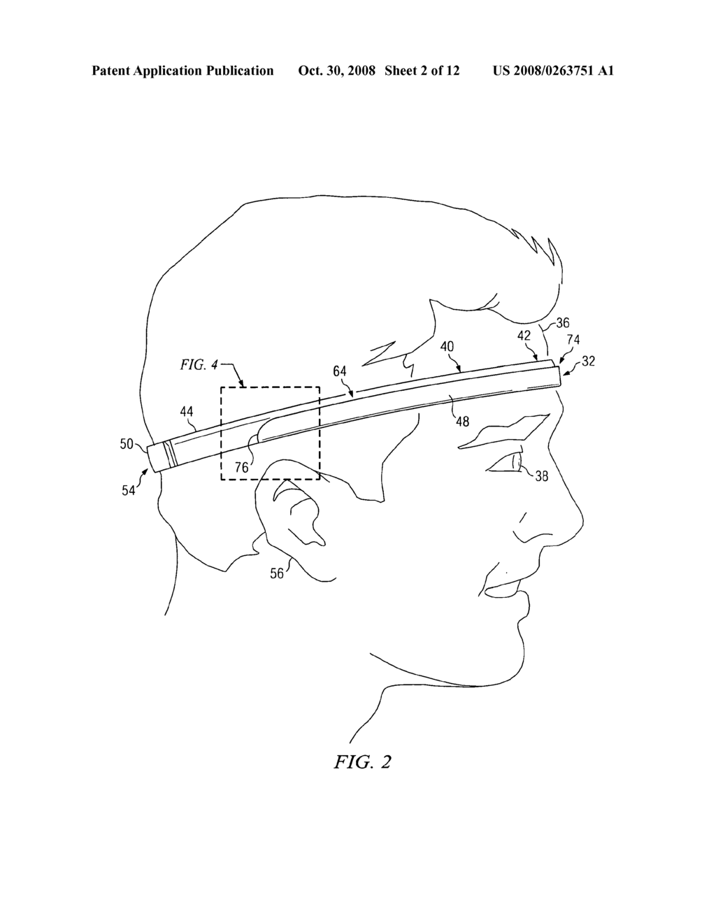 Perspiration Redirecting Head Band Device - diagram, schematic, and image 03