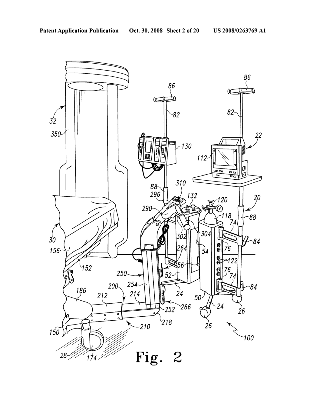 PATIENT CARE EQUIPMENT SUPPORT TRANSFER SYSTEM - diagram, schematic, and image 03