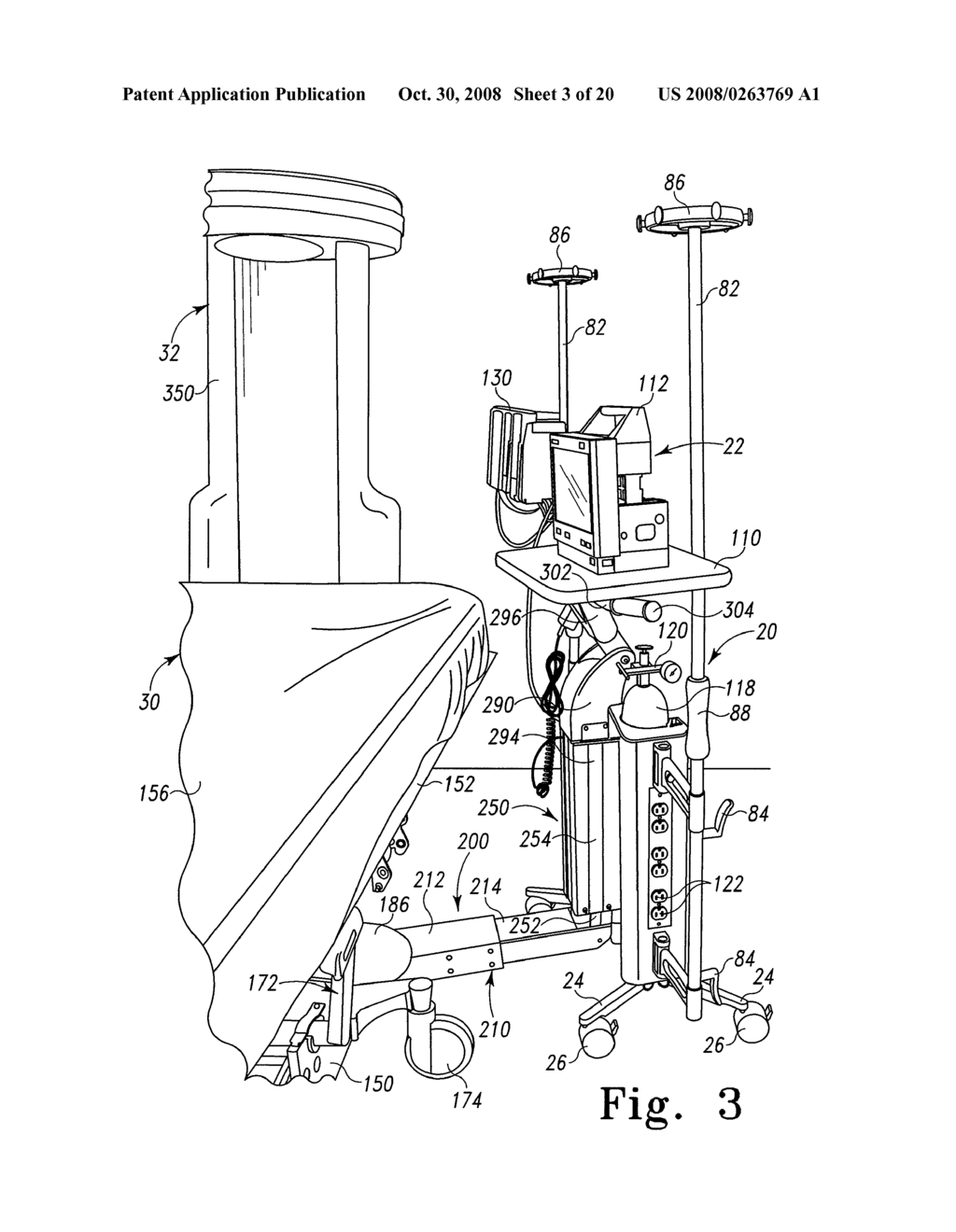 PATIENT CARE EQUIPMENT SUPPORT TRANSFER SYSTEM - diagram, schematic, and image 04