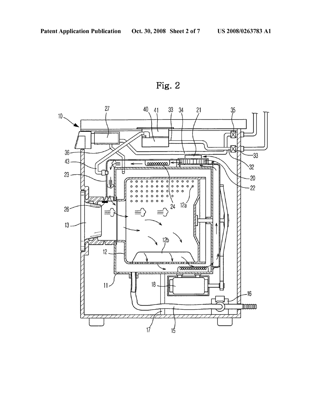 Drum washing machine and washing method thereof - diagram, schematic, and image 03