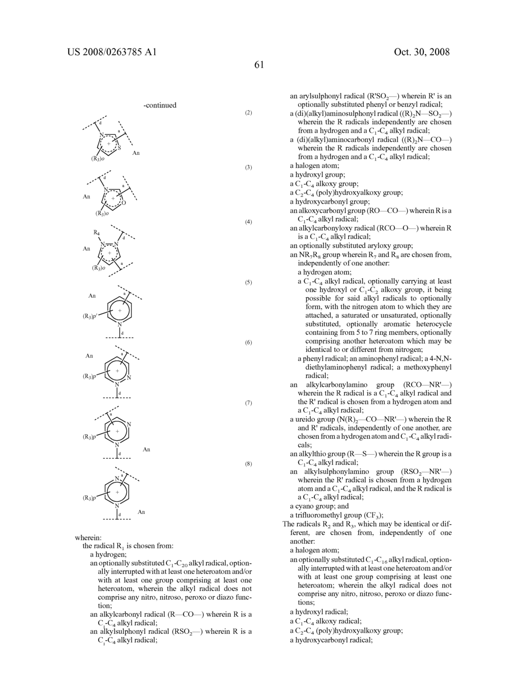 Polycationic monochromophoric hydrazone compounds, dye compositions comprising such polycationic compounds and dyeing process using them - diagram, schematic, and image 62