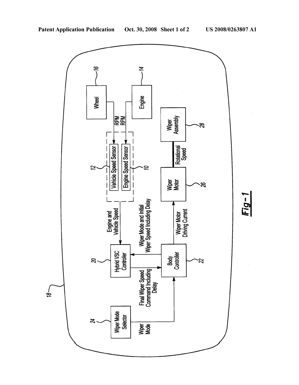 SYSTEM AND METHOD FOR CONTROLLING A WINDOW WIPER SYSTEM - diagram, schematic, and image 02
