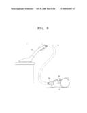 Vacuum cleaner for using as both canister form and stick form diagram and image