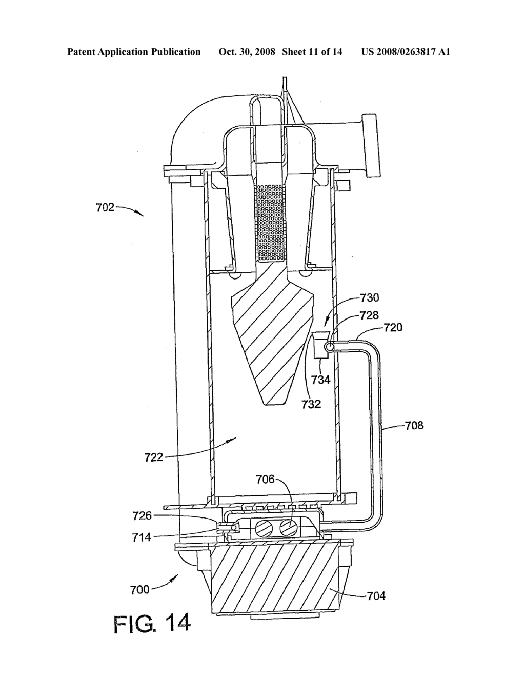 Vacuum Cleaner with Ultraviolet Light Source and Ozone - diagram, schematic, and image 12