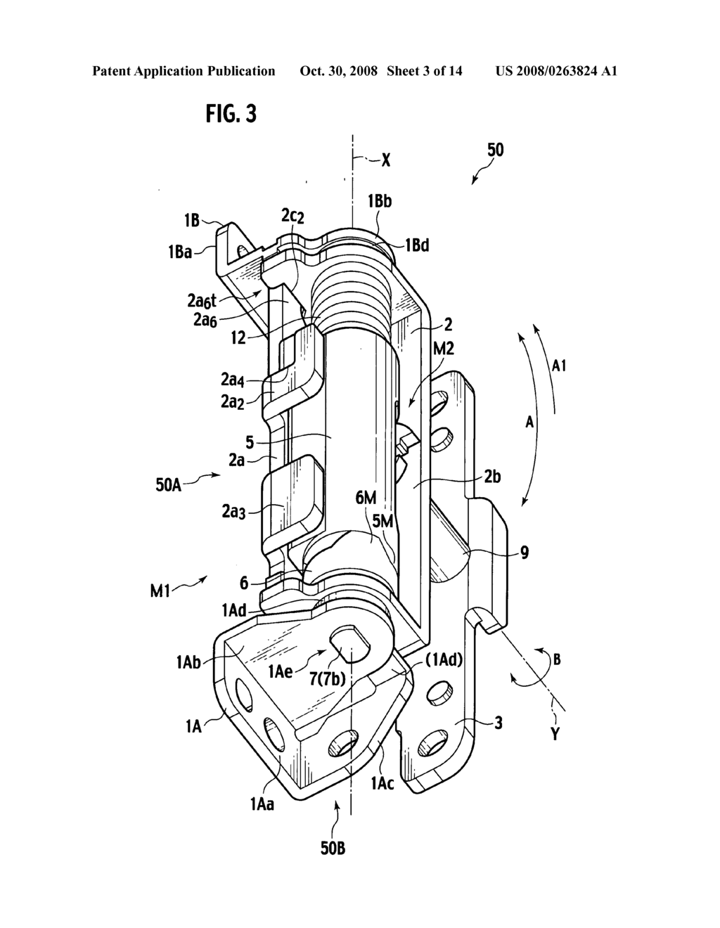 Hinge apparatus and image displaying apparatus - diagram, schematic, and image 04