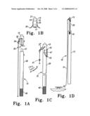 Rabbit ear no-gaff spear diagram and image