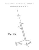 Rabbit ear no-gaff spear diagram and image