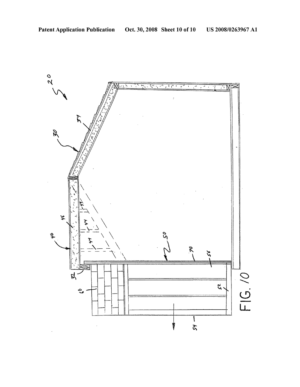 Slide-out room with pitched roof - diagram, schematic, and image 11