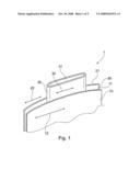 Mobile divider for an aircraft diagram and image