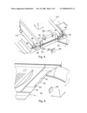 Mobile divider for an aircraft diagram and image