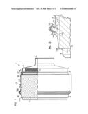 Filter element having sealing members and methods diagram and image