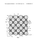 Filtering Block with Fins for Filtering Particles Contained in an Internal Combustion Engine Exhaust Gases diagram and image