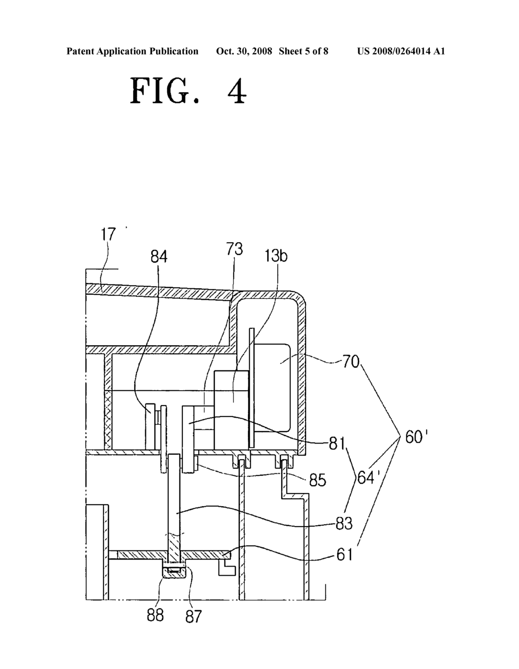 Dust compressing apparatus of vacuum cleaner - diagram, schematic, and image 06