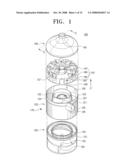 Multi cyclone dust-separating apparatus of vacuum cleaner diagram and image