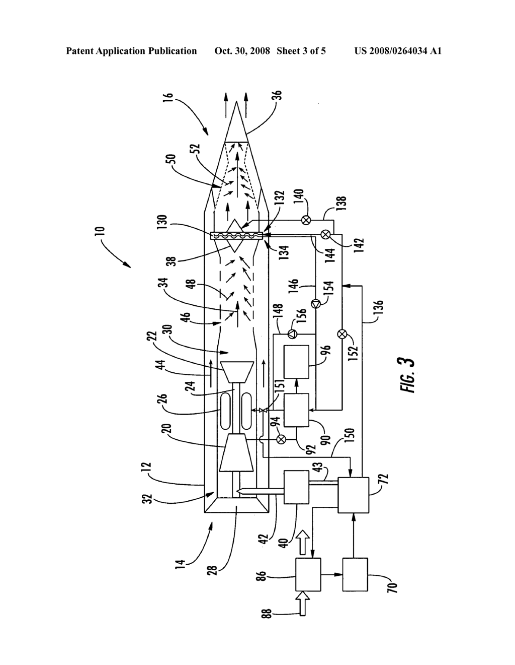 SYSTEM AND METHOD FOR CONTROLLING THE TEMPERATURE AND INFRARED SIGNATURE OF AN ENGINE - diagram, schematic, and image 04