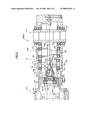 Hypoid gear motor and method of producing hypoid gear motor diagram and image