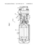 Hypoid gear motor and method of producing hypoid gear motor diagram and image