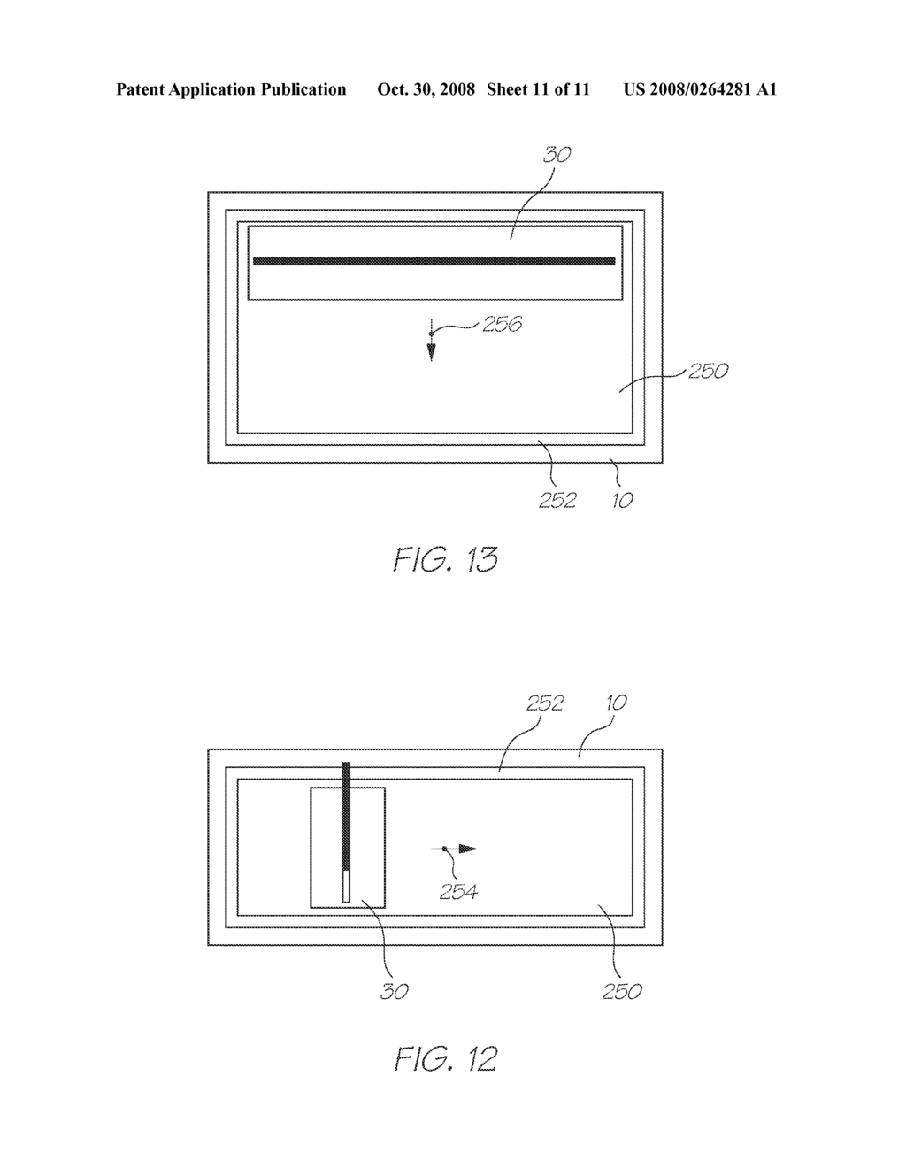 HAND OPERATED MARKING DEVICE EMPLOYING PRINTER WITH MOVABLE PRINTHEAD AND REPLACEABLE CARTRIDGE - diagram, schematic, and image 12