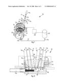 Device and Method for Preventing the Drying of Fluid Products in a Dispensing Machine for Such Products diagram and image