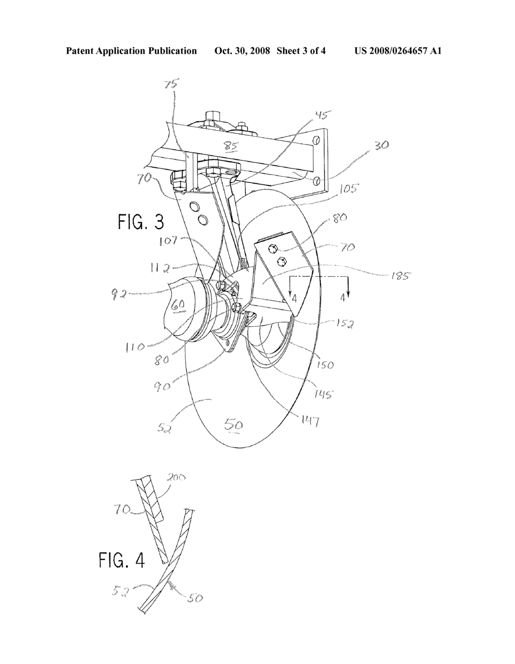 Rigid Standard Bearing Shield Disk Scraper System - diagram, schematic, and image 04