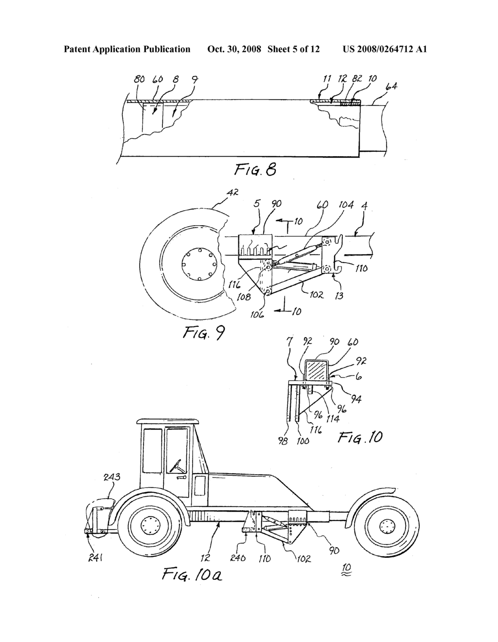 STEERING APPARATUS AND METHOD FOR A TRACTOR - diagram, schematic, and image 06