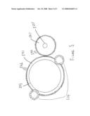 Oil filter inspection device having interchangeable adapters and drive pin assembly having detents diagram and image