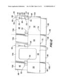 CONTAINER HAVING SLIDING CORNER SUPPORT diagram and image