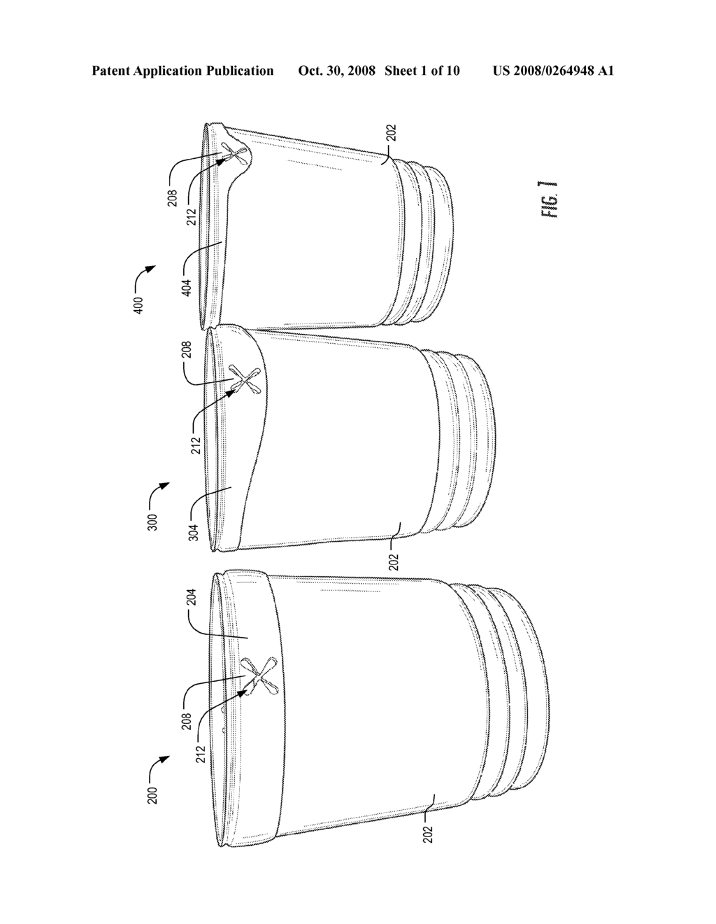 CONTAINER ASSEMBLIES WITH BAG ENGAGING MEMBER - diagram, schematic, and image 02