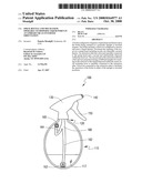 Spray bottle and mechanism operable to disperse liquid when in an upright or an inverted orientation diagram and image