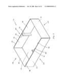 Multifunctional container with reinforcing structural columns diagram and image