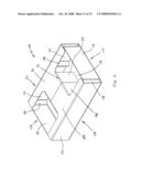 Multifunctional container with reinforcing structural columns diagram and image