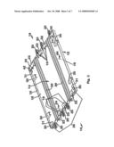 Track Part and Fastening Element for Toy Car Racing Track diagram and image