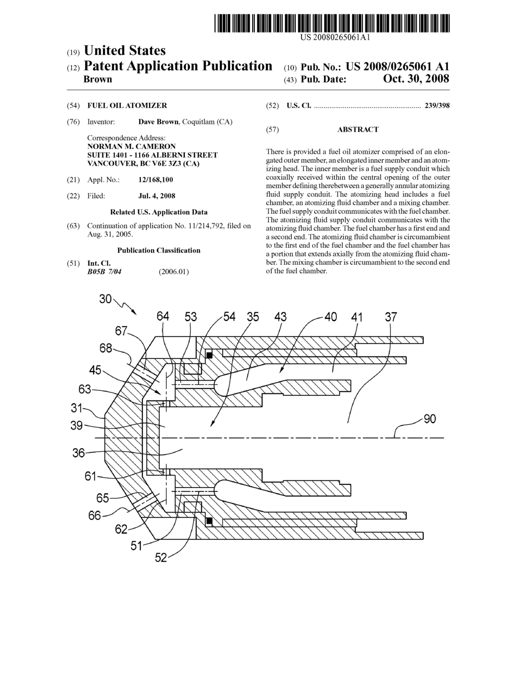 FUEL OIL ATOMIZER - diagram, schematic, and image 01